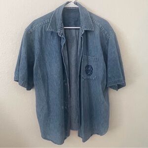 Mushroom embroidered painters jacket